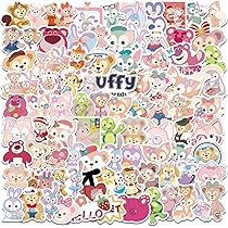 Amazon.co.jp: cheesecat ダッフィー＆フレンズ ステッカー ステラ